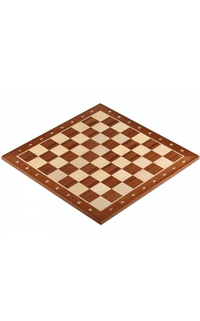 Deska szachowa mahoń/jawor (44x44cm)