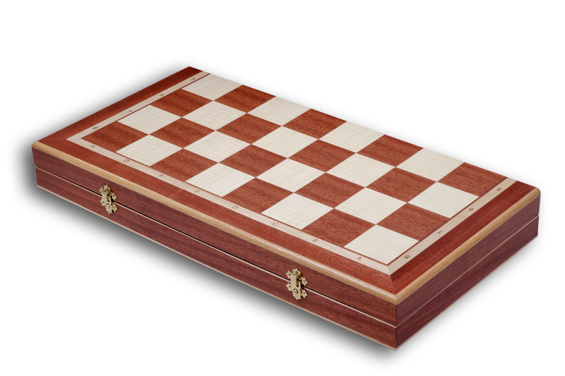 DUŻE SZACHY FANTAZJA (58x58cm) intarsjowane