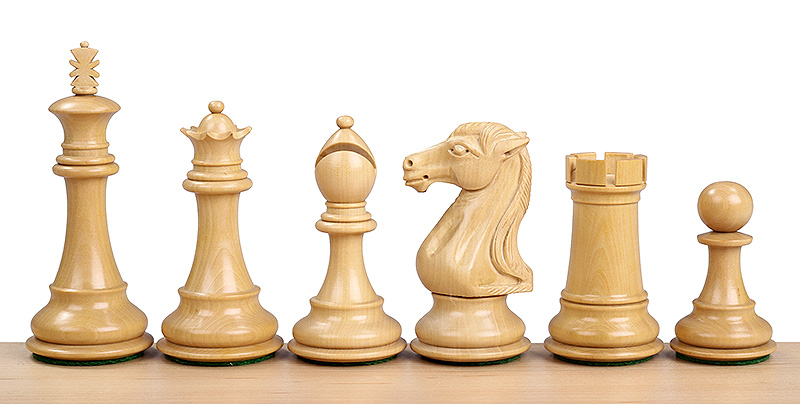 FIGURY SZACHOWE ROYAL KNIGHT HEBANOWE 4 CALE