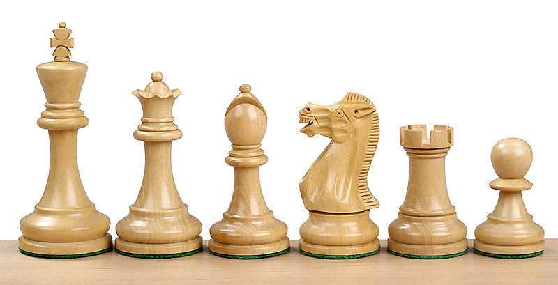 Figury szachowe Executive Akacja indyjska/Bukszpan 4 cale