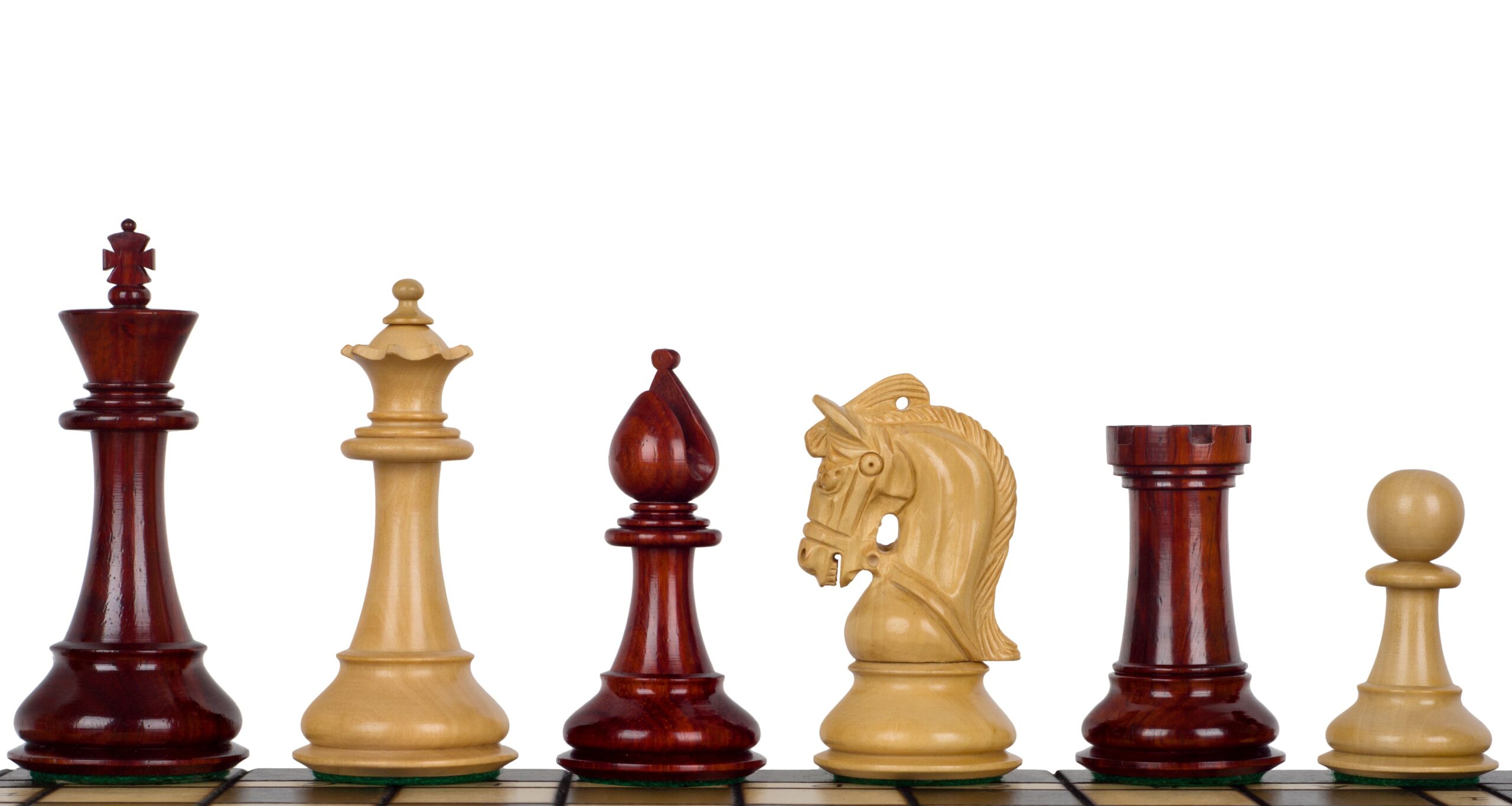 Figury szachowe Corinthian 4,25'' redwood