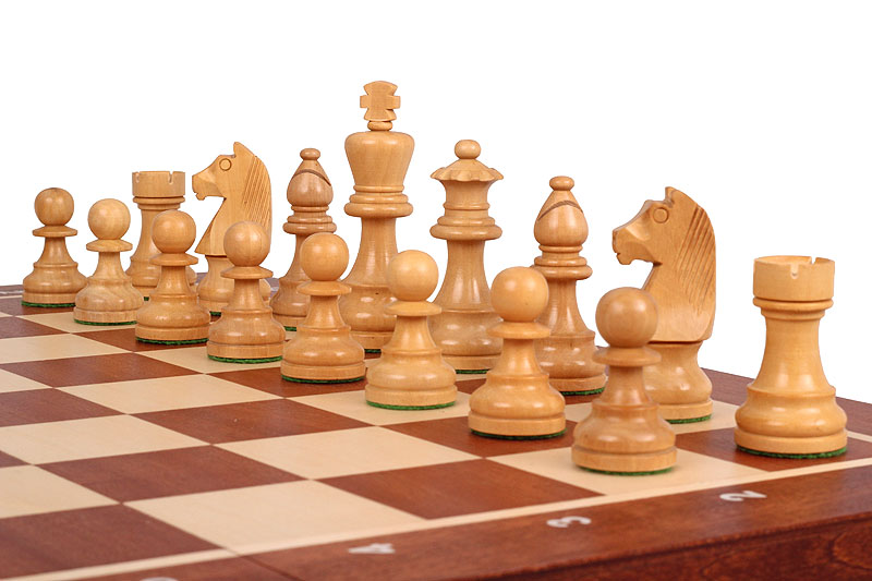 Szachy Turniejowe Timeless (German) Staunton nr 5 (48x48cm)