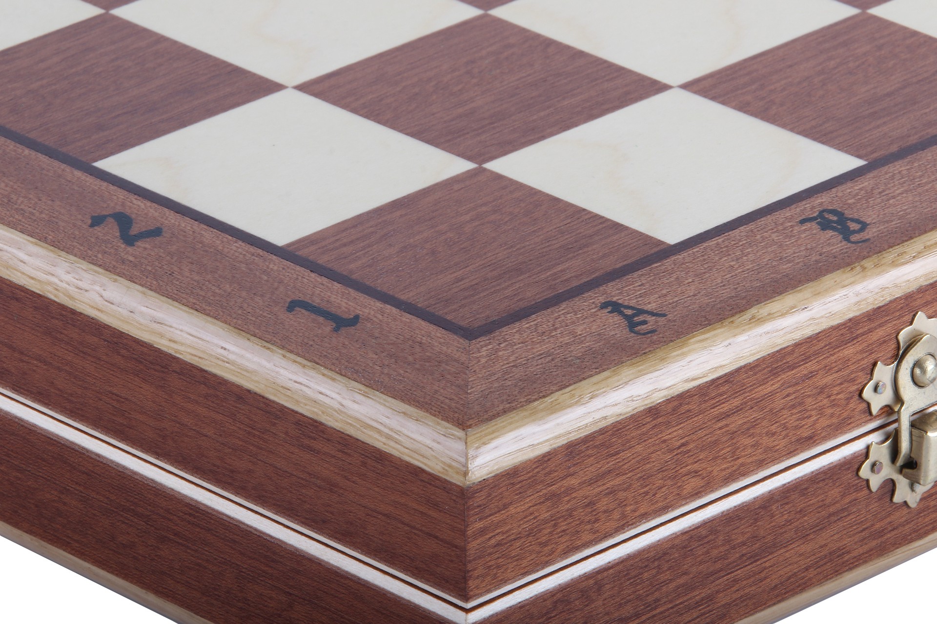 DUŻE SZACHY ORAWA intarsja (48,5 x 48 cm)