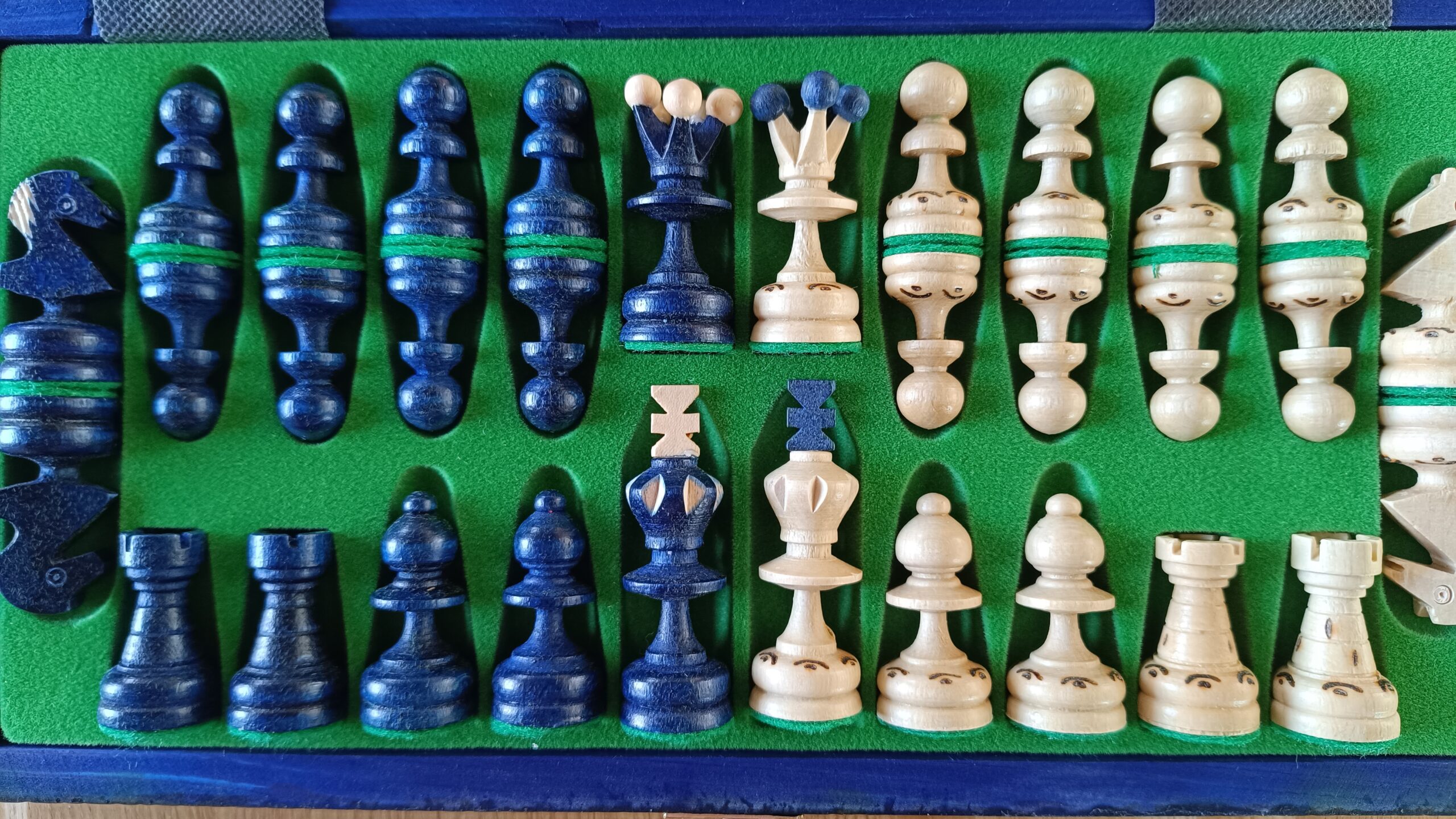 SZACHY PEREŁKA MAŁA z wkładką, kolor niebieski