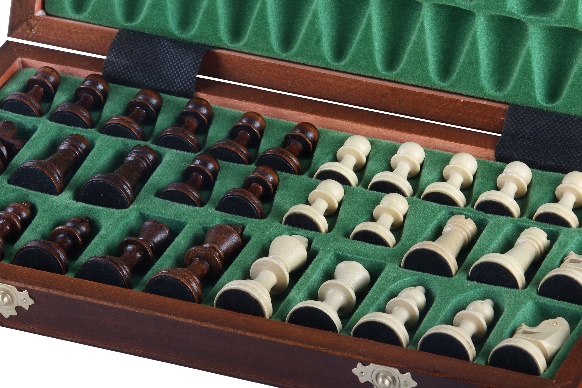 SZACHY MAGNETYCZNE DUŻE intarsjowane (35x35cm)