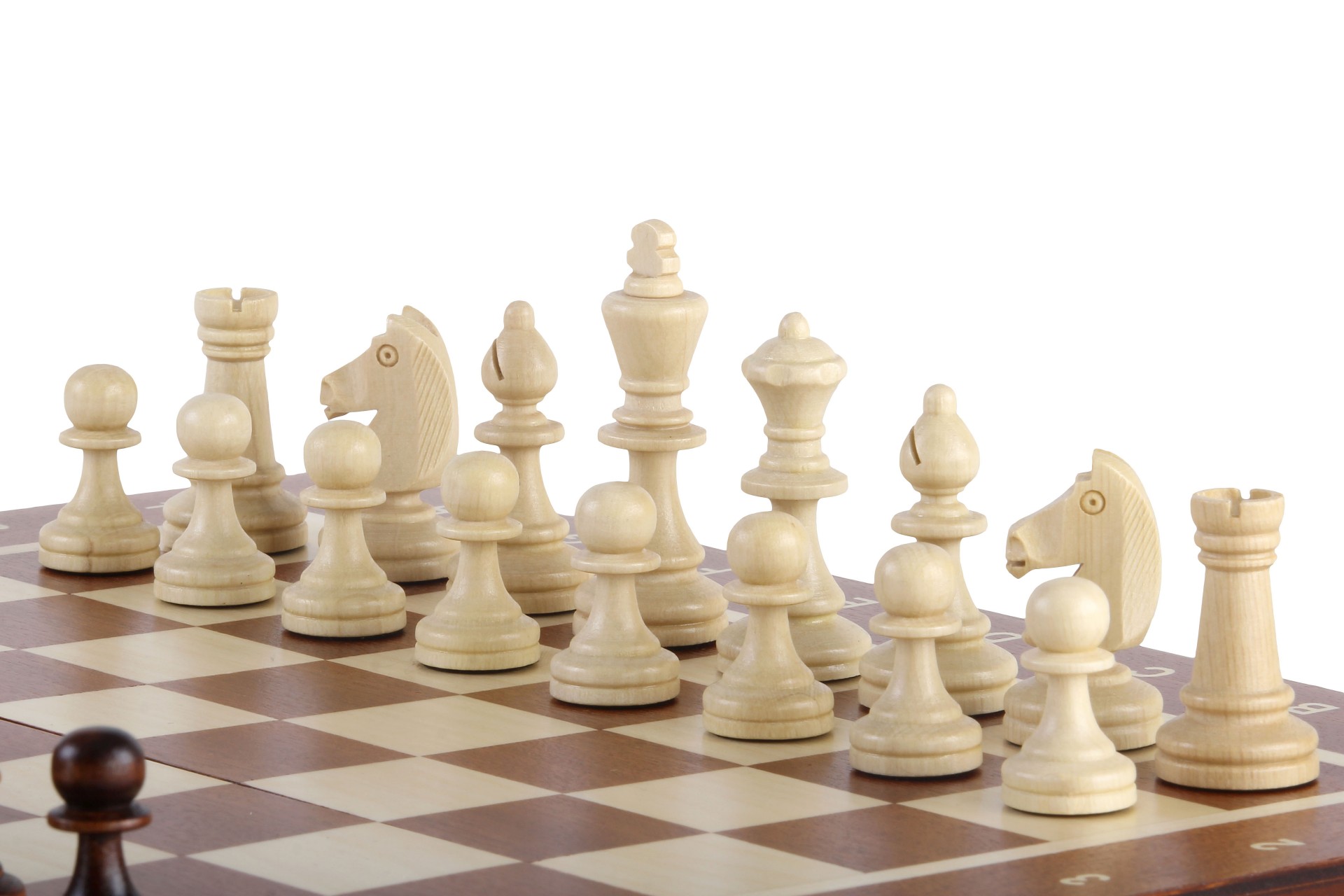 SZACHY MAGNETYCZNE DUŻE intarsjowane (35x35cm)