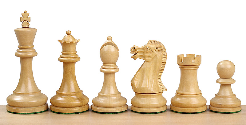 Figury szachowe Executive 3,5 cala Rzeźbione Drewniane