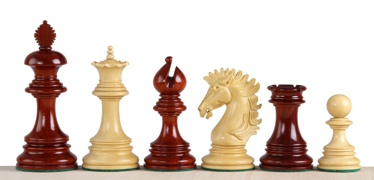 Figury szachowe Sunrise Redwood 3,75 cala