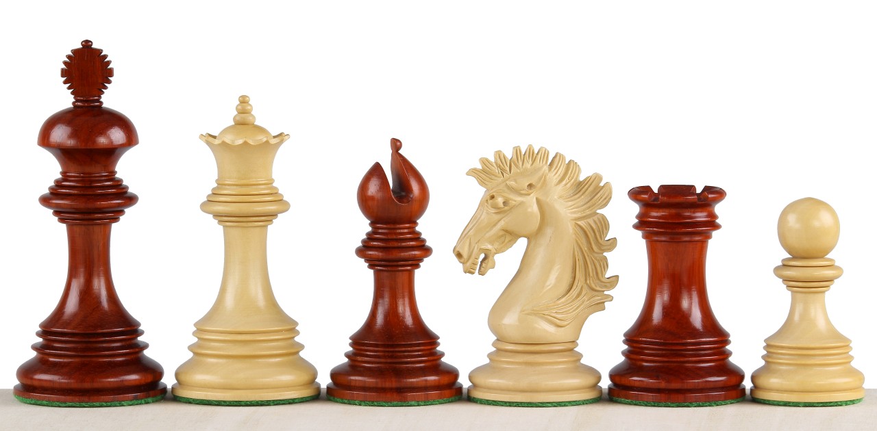 Figury szachowe Sunrise 4 cala Redwood