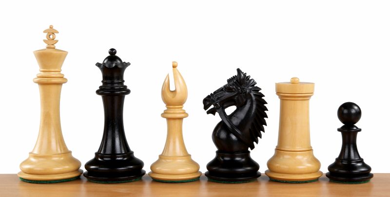 Figury szachowe Made in America Heban 4 cale