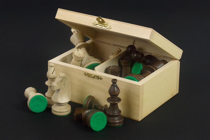 STAUNTON NR 5 w jasnej kasecie drewnianej