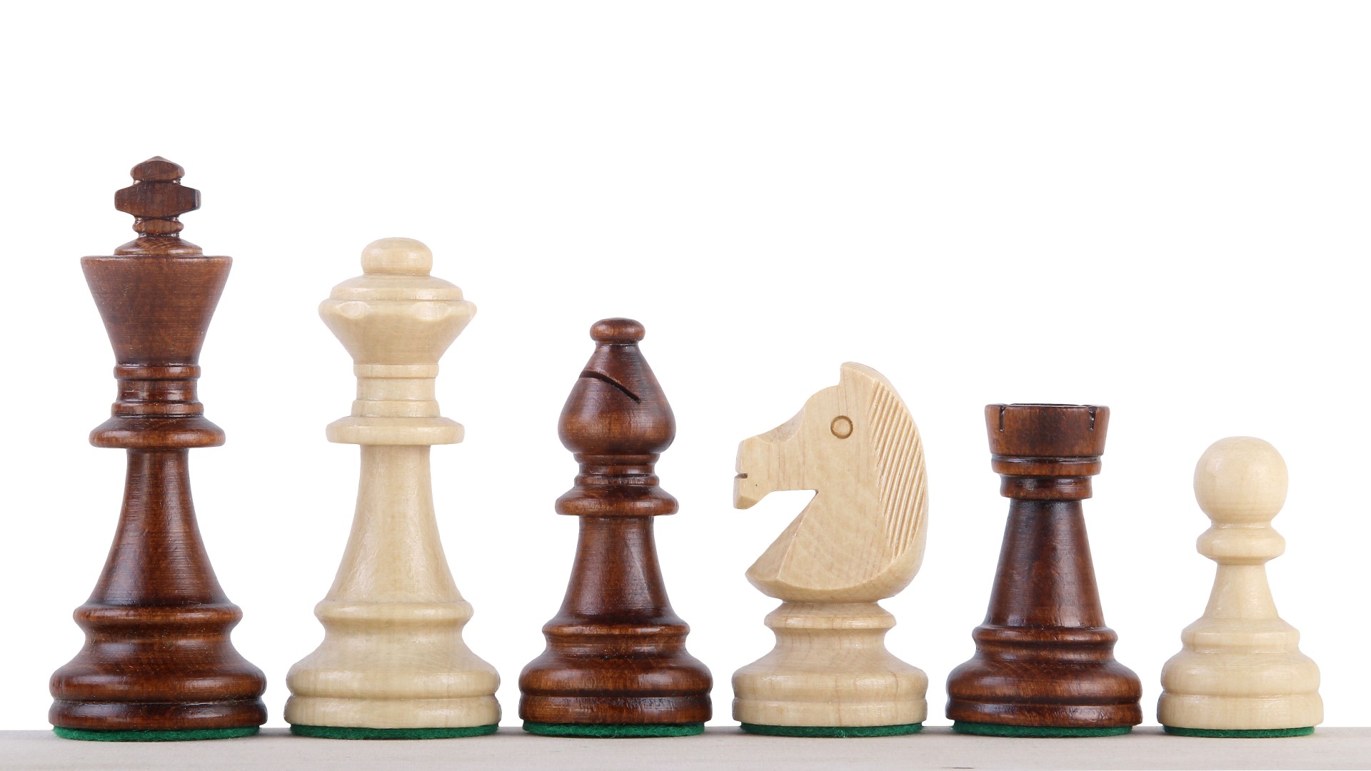 STAUNTON NR 6  Rzeźbione Drewniane