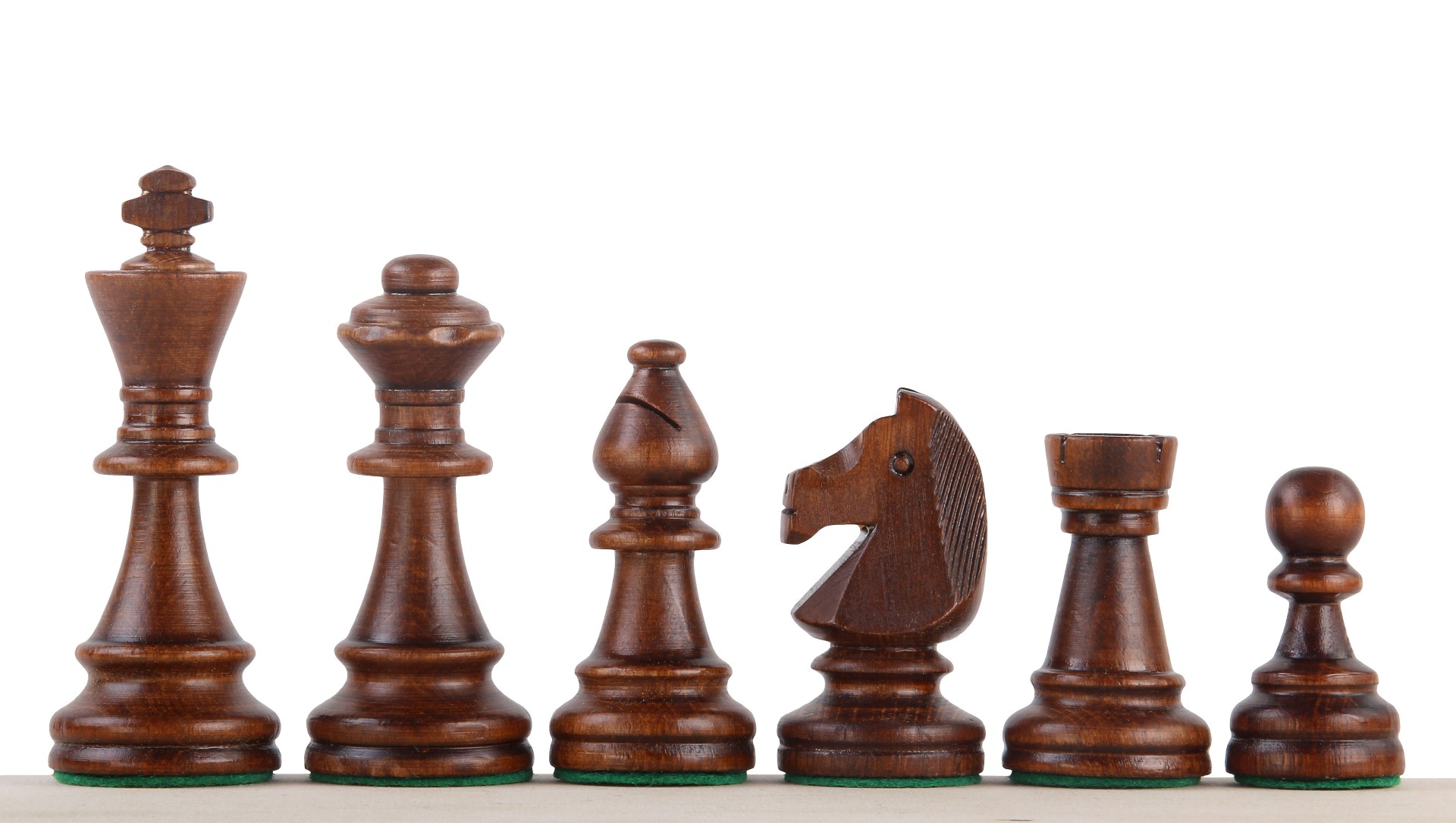 STAUNTON NR 6  Rzeźbione Drewniane