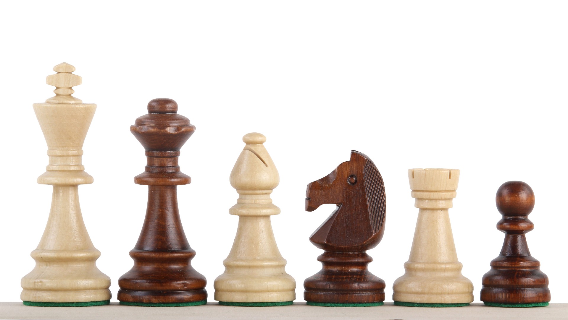 STAUNTON NR 6  Rzeźbione Drewniane