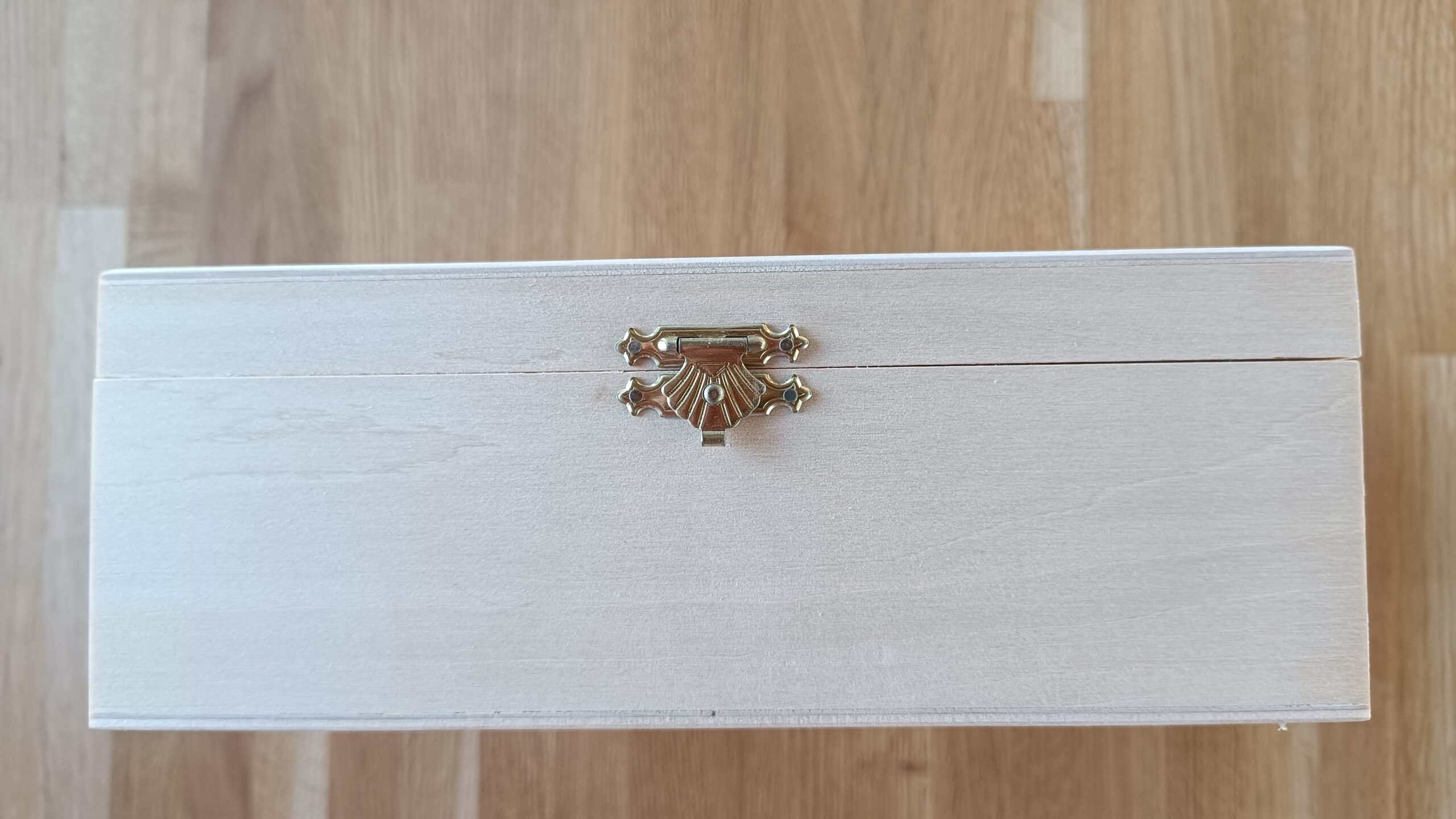 Drewniany kuferek do przechowywania figur Staunton nr 5 (wysokość króla 90 mm) - surowe drewno