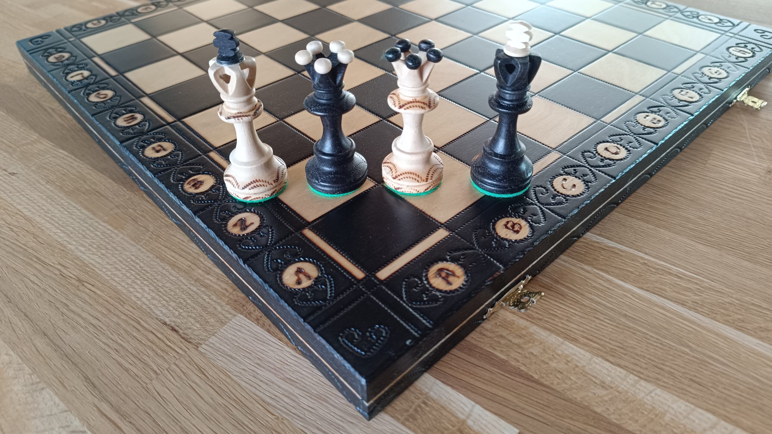 SZACHY SENATOR (42x42cm) - czarne