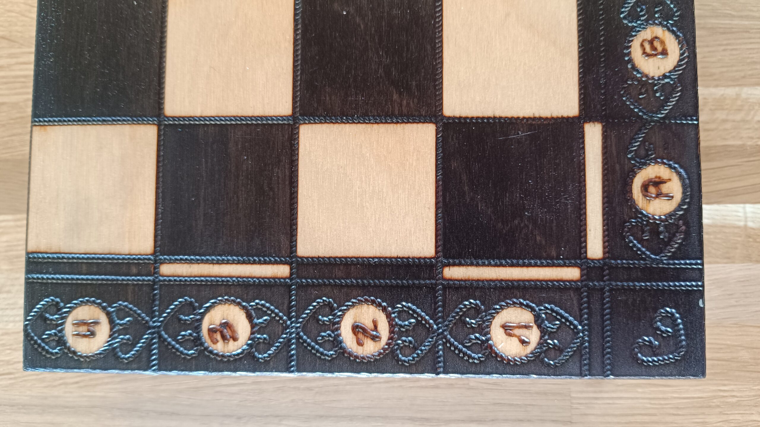 SZACHY SENATOR (42x42cm) - czarne