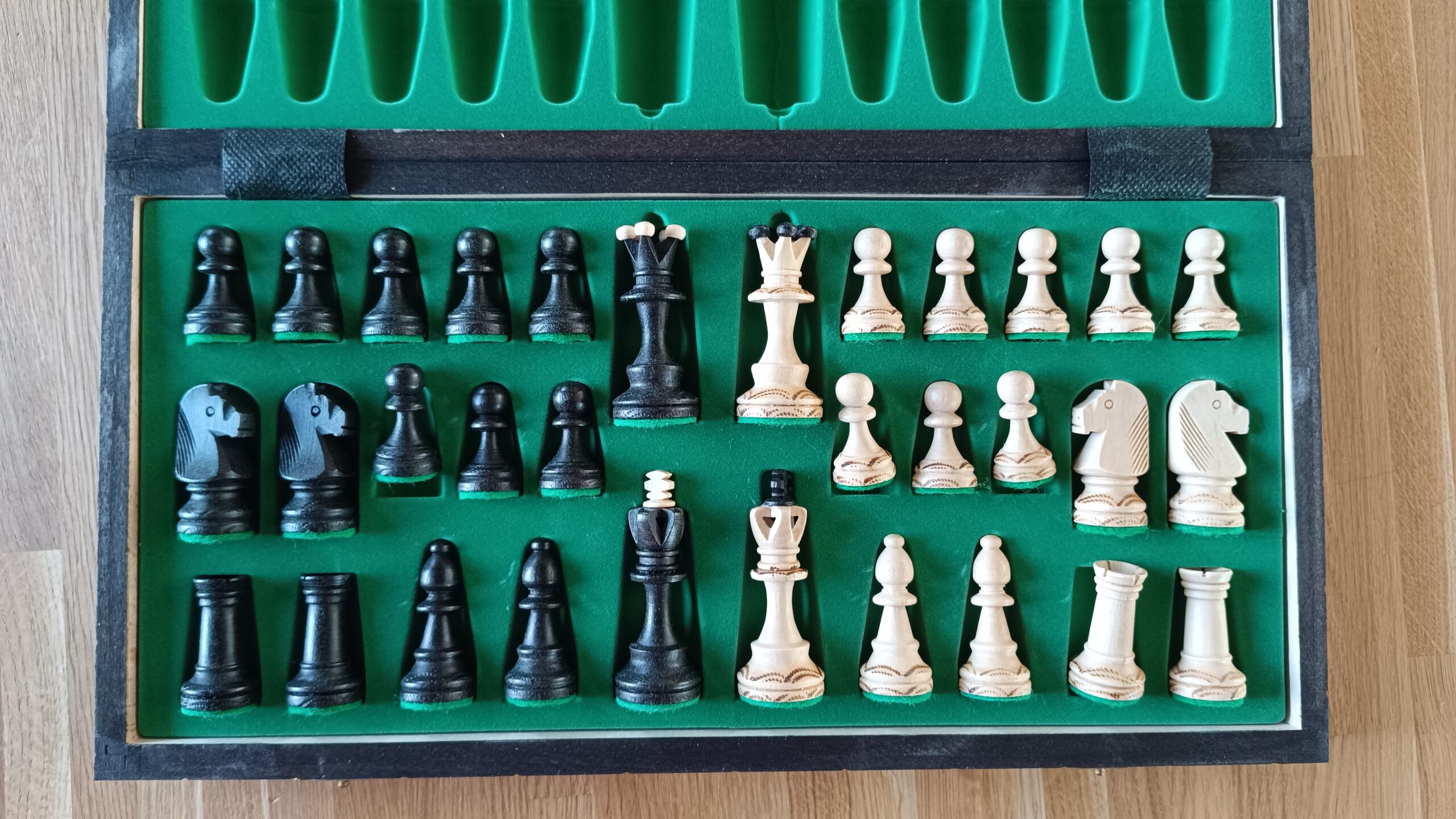 SZACHY SENATOR (42x42cm) - czarne