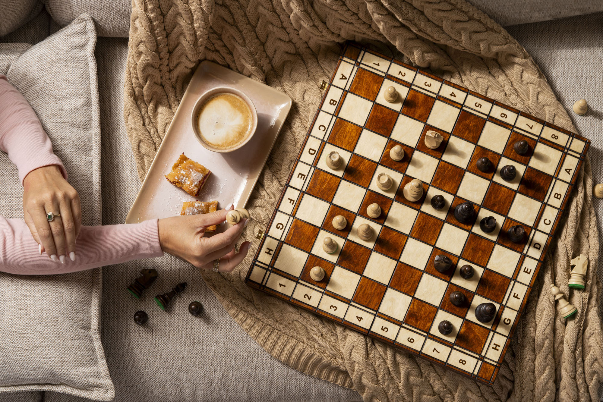 SZACHY DREWNIANE TURNIEJOWE 