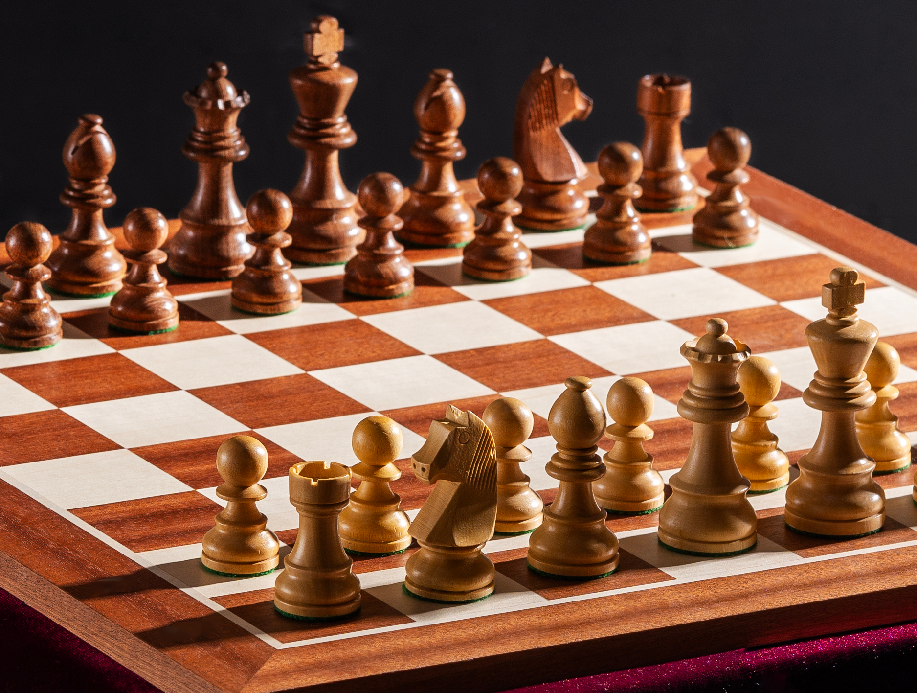 Zestaw szachowy turniejowy Nr 5 - deska 50mm + figury Timeless (German Knight) 3,5