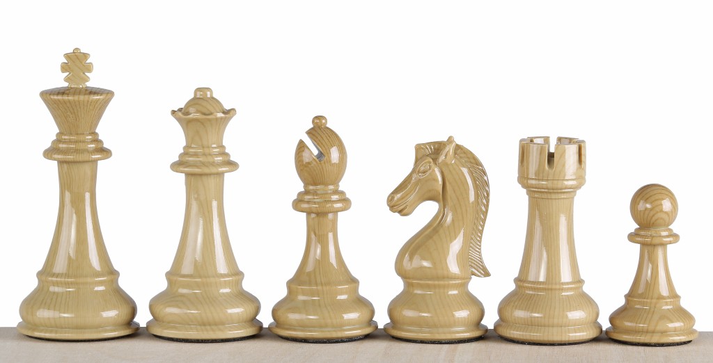Ekskluzywne figury szachowe 4,25 cala - obciążane