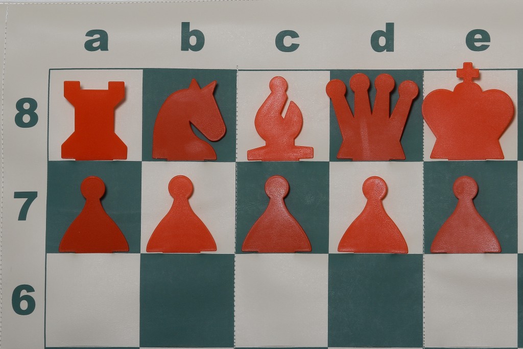 SZACHY DEMONSTRACYJNE ZWIJANE - WTYKANE (szachownica + figury + torba)