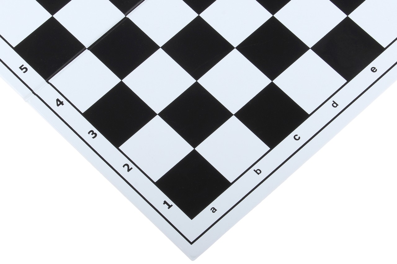 Szachownica plastikowa składana nr 4, biało - czarna