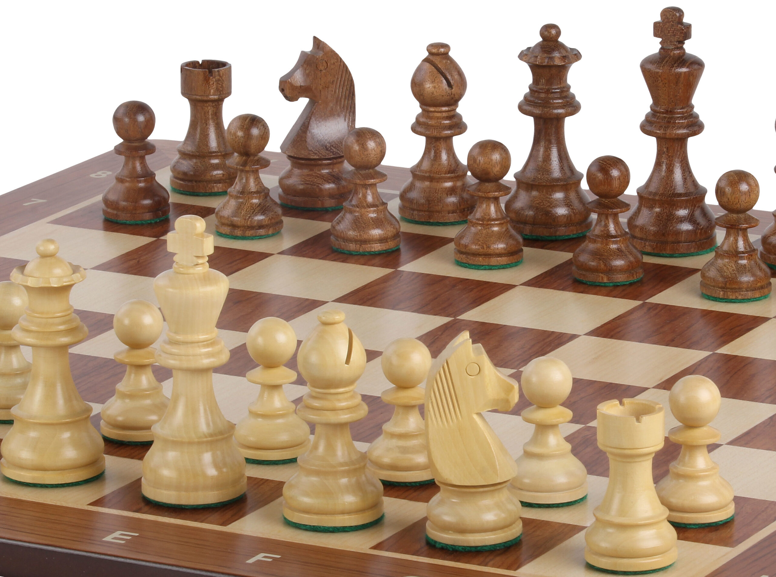 Zestaw szachowy turniejowy Nr 5 – deska 50mm + figury Timeless (German Knight) 3,5″