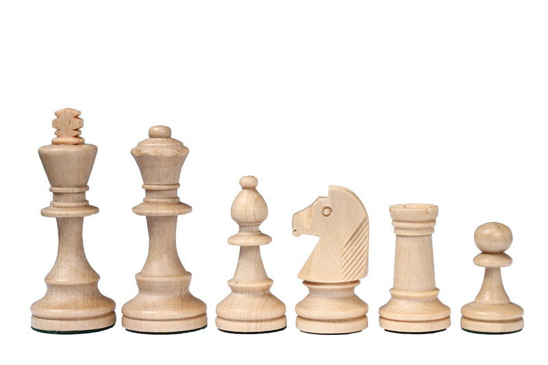 STAUNTON NR 4  Rzeźbione Drewniane