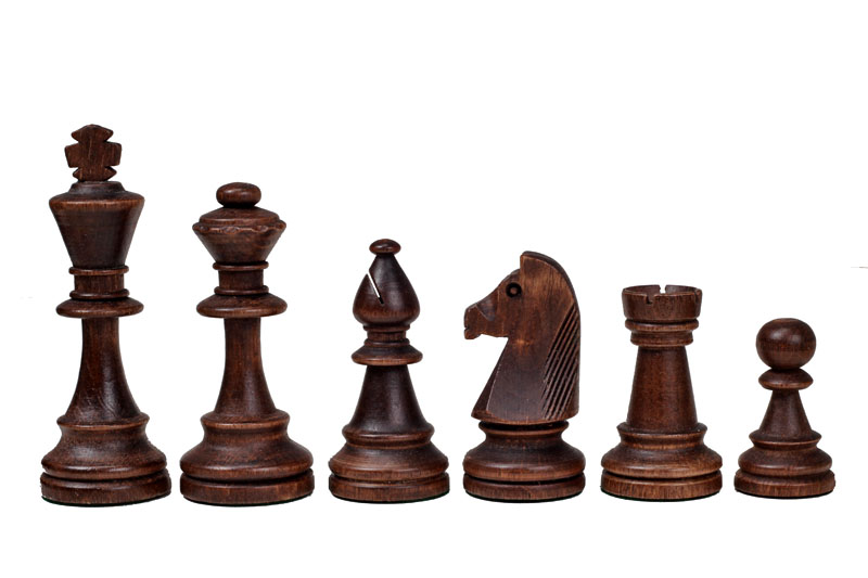 STAUNTON NR 6  Rzeźbione Drewniane