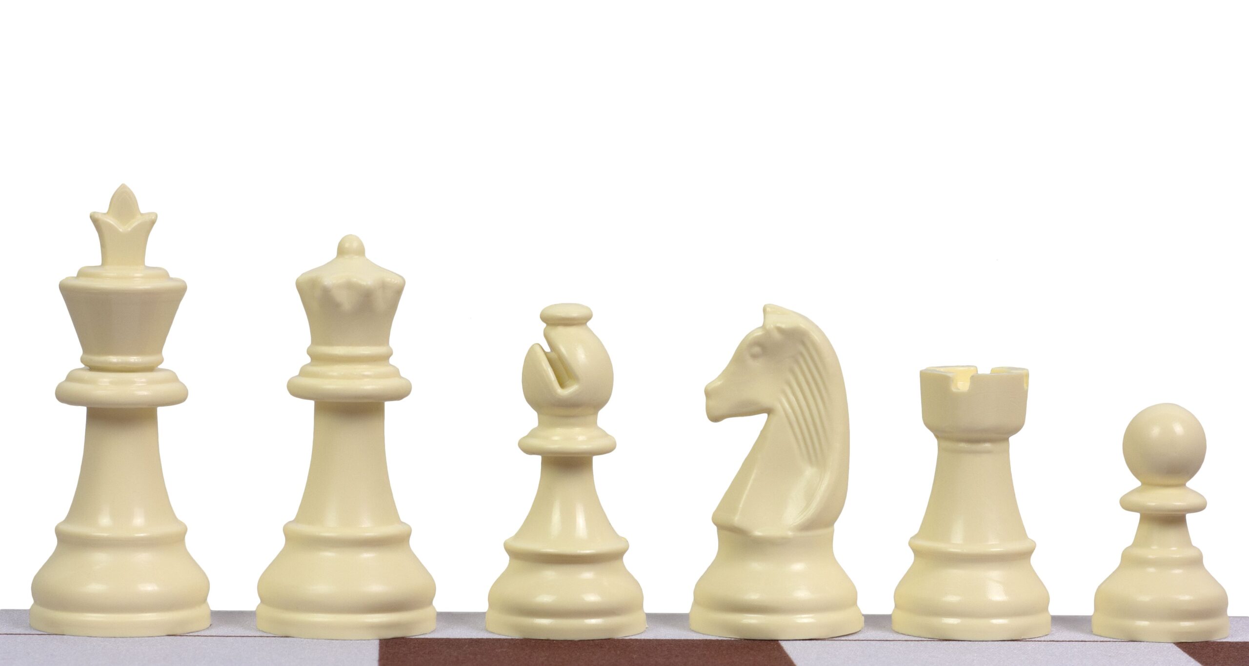 Figury szachowe Staunton nr 3 plastikowe (król 65 mm) do gry i analizy
